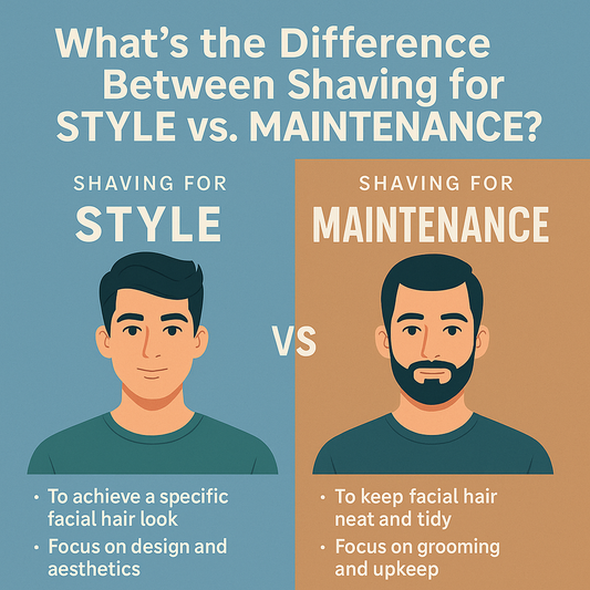 What’s the Difference Between Shaving for Style vs Maintenance?
