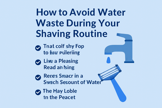 How to Avoid Water Waste During Your Shaving Routine