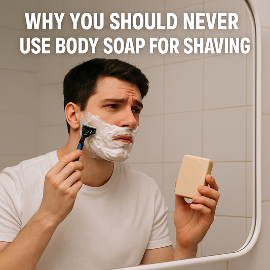 Why You Should Never Use Body Soap for Shaving