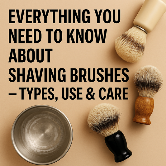 Everything You Need to Know About Shaving Brushes — Types, Use &amp; Care