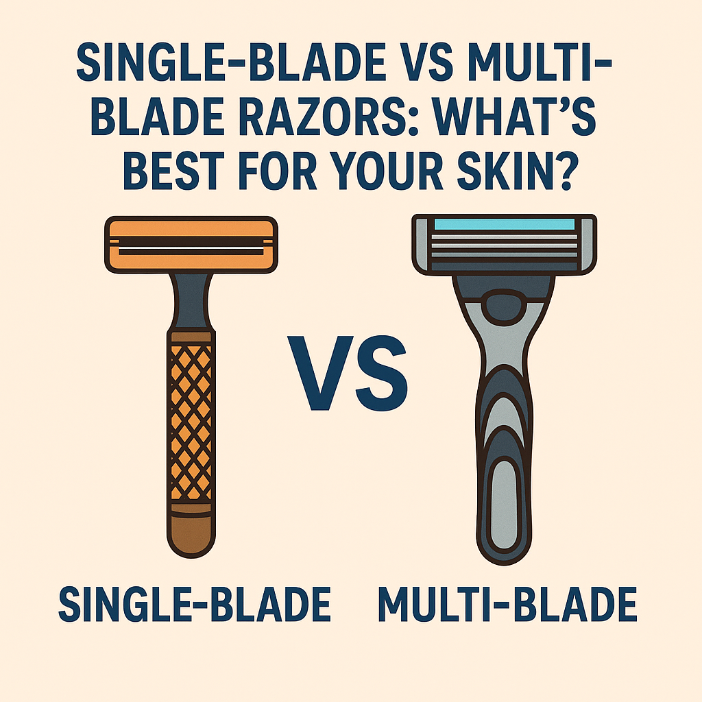 Single-Blade vs Multi-Blade Razors: What’s Best for Your Skin?