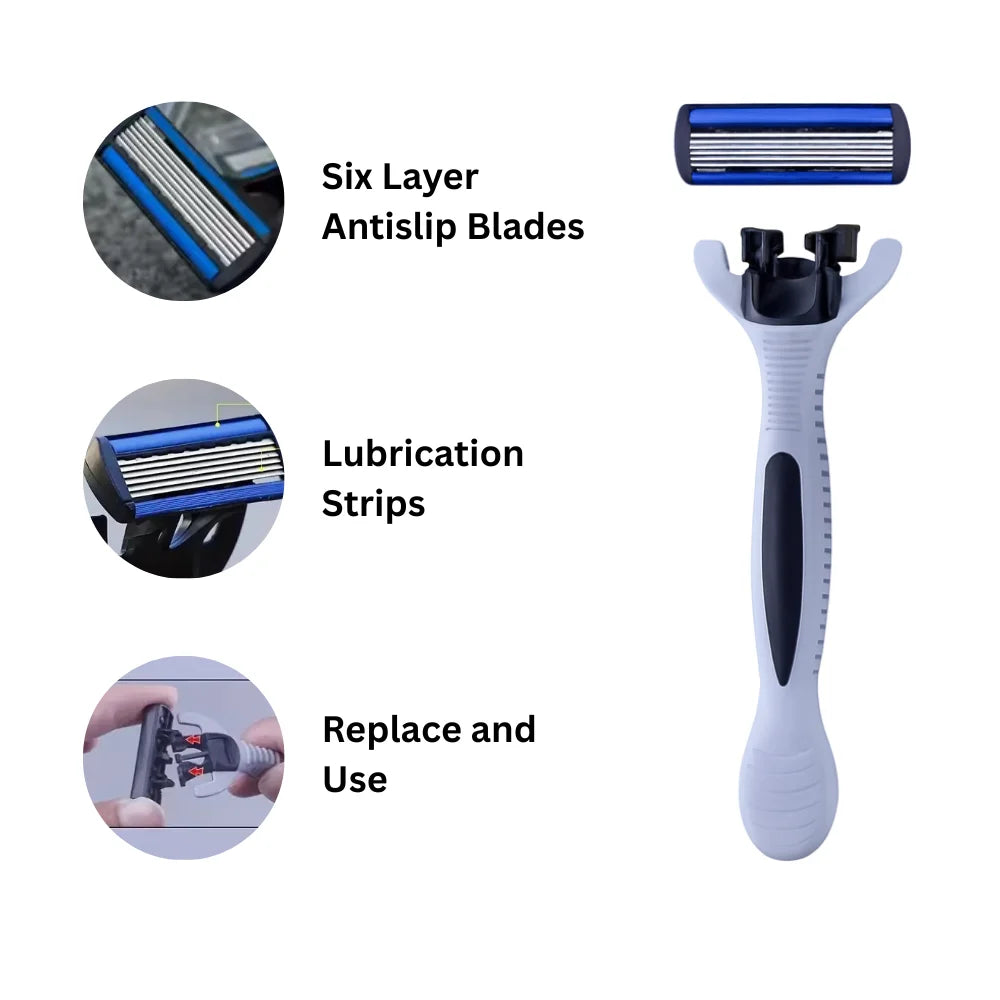 1 Razor Handle And 12 Blades